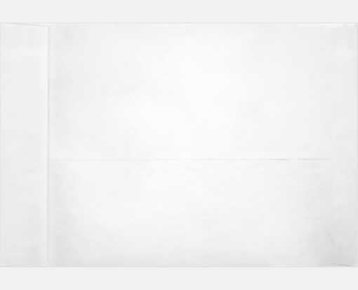 Tyvek® H5100 Large Open End Flap Stik Tear Resistent White Envelopes 13x19 100 per Box