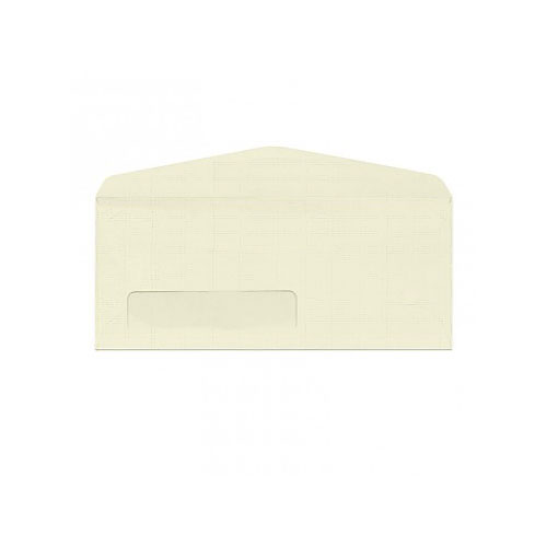 Neenah Classic Laid Classic Natural White 24 lb. No.10 Window Envelopes  - 500 PER BOX | SKU 67123