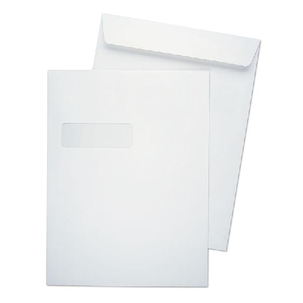 PrintMaster® White Wove 28 lb. 9x12 Catalog Window Envelope OECS 500 Envelopes per Carton