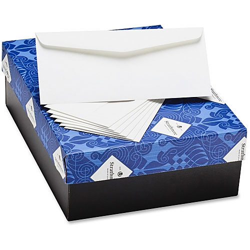 Strathmore® Fluorescent White Laid 24 lb. No. 10 Envelopes 500 per Box