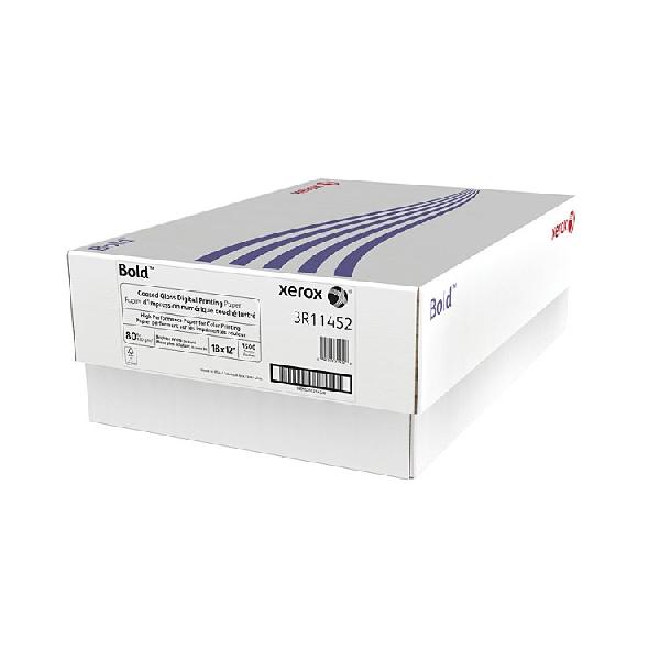 Xerox Bold Coated Gloss Digital Printing Office Paper 11 x 17 White 500 Sheets 