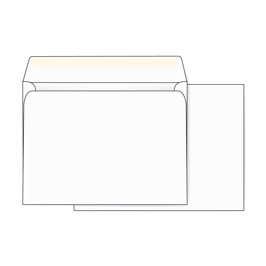 PrintMaster® #13 Booklet Envelope 28 lb. White Wove 10x13 in. Peel and Seal Envelopes 500 per Carton