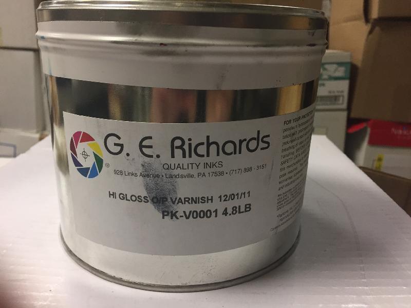 GE Richards Hi Gloss O/P Varnish