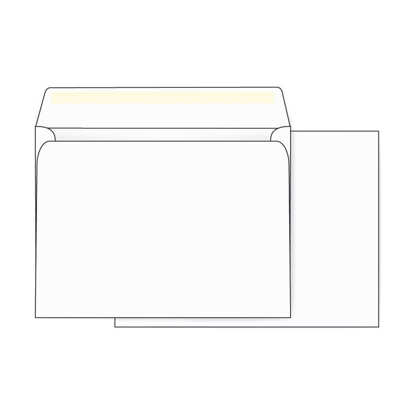 Skyline® 6x9 24 lb. White Wove Standard Booklet Envelope 1000 per Box Bulk Pack