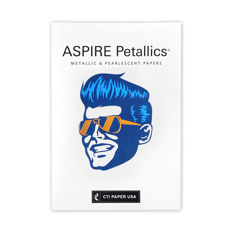 CTI Paper USA ASPIRE Petallics® Beargrass Metallic 98 lb. Cover 20.8125 x 29.5 in. 300 Sheets