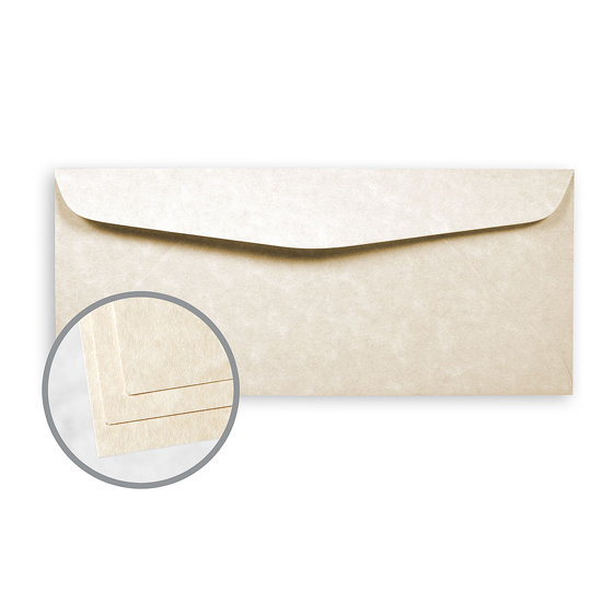 Wausau Paper® Astroparche® Natural Smooth 60 lb. No. 10 Envelopes 500 per Box