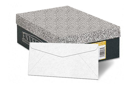 Smart® Synergy Cotton Bond White Light Cockle Finish 24 lb. No. 10 Envelope 500 per Box