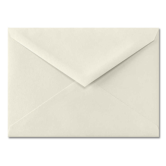 Cougar® Opaque Natural 70 lb. Vellum Text 5-1/2 Bar Pointed Flap Envelopes 250 per Box