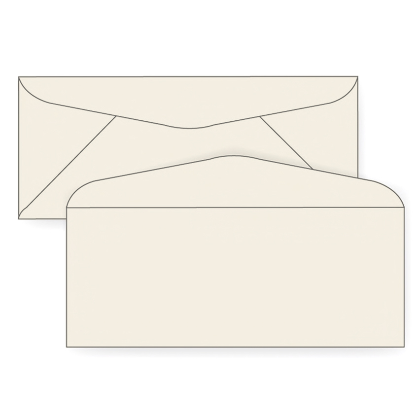 Cougar® Natural Opaque 60 lb. Vellum No. 10 Regular Envelope 500 per Box