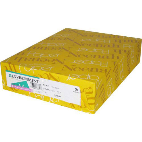 Neenah® ENVIRONMENT Moonrock Smooth 80 lb. 8.5x11 Cover 250/Ream - Sku:06343 | 250 PER REAM