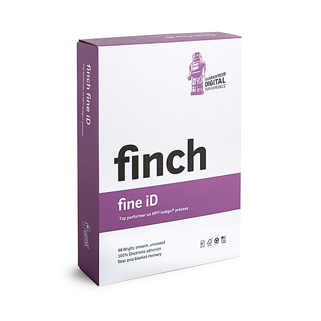 Finch Fine iD Bright White Ultra Smooth  130 lb. Cover 18x12 in. 300 Sheets per Carton