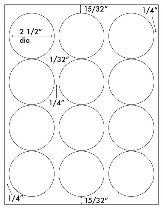 Small Circle - 12mm, 1/2 inch