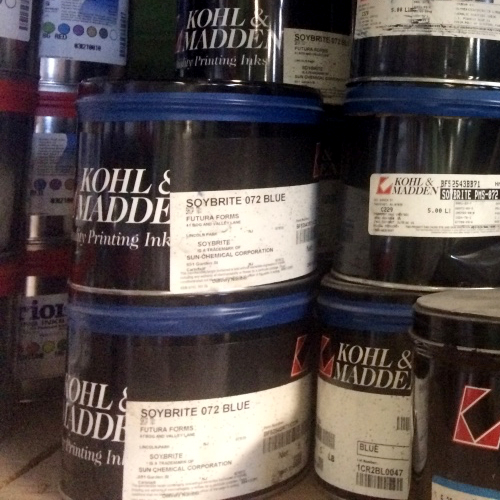 KOHL & MADDEN Soybrite® PMS-072 Blue Printing Ink