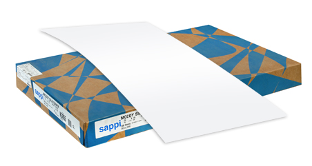 Utopia U2:XG Blue White Dull 100 lb. Cover 28 x 40 in. - Sku: 5626 | 300 SHEETS PER CARTON