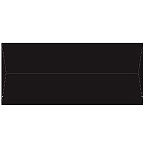 Mohawk® Carnival New Black Vellum 70 lb. Text No. 10 Square Flap Envelope 500/Box - FREE SHIPPING!