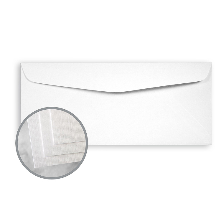 Mohawk® Carnival Premium CF Linen Stellar White 70 lb. Text No. 10 Envelopes 500 per Box