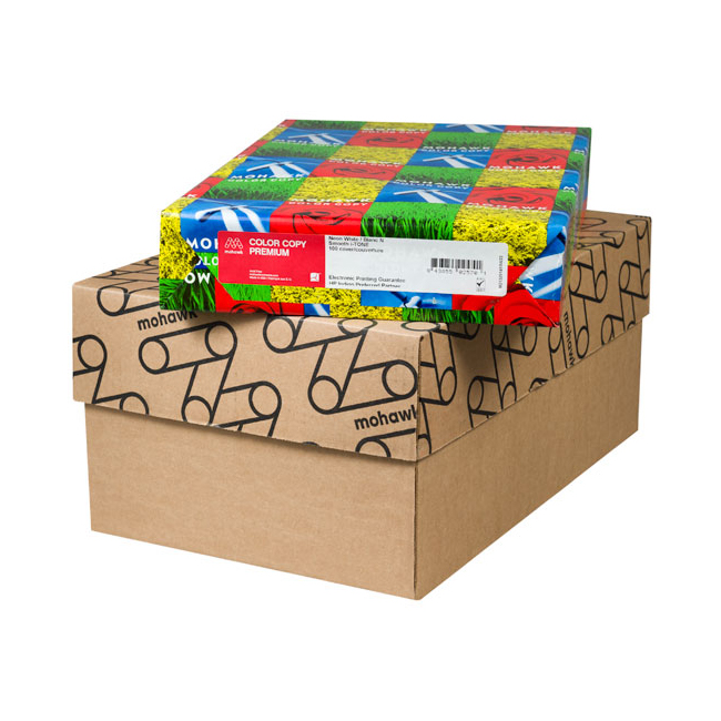 Mohawk® Color Copy 98 Bright White 28 in. Smooth Writing 8.5x11 in. 500 Sheets per Ream