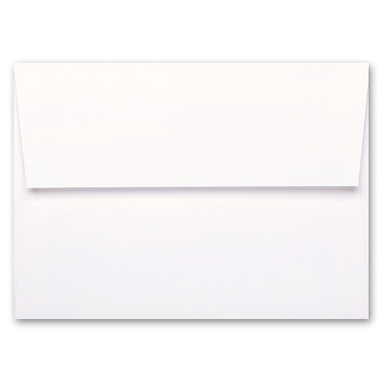 Domtar® Cougar White Smooth 65# Cover A-10 Announcement Envelopes 6x9.5 in. 375 per box