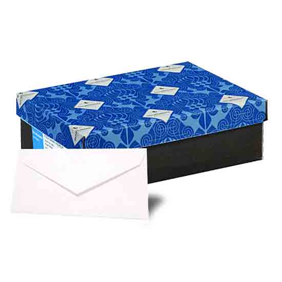 Mohawk® Strathmore Premium Smooth Ultimate White 80 lb. Text 98 Bright 25% Cotton Monarch Envelopes 500 per Box
