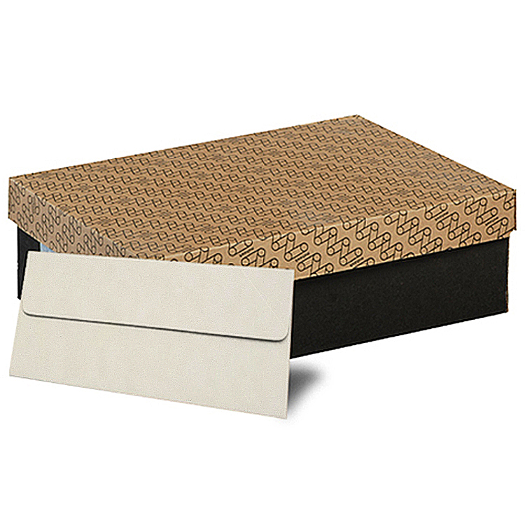 Mohawk® VIA Felt Natural FSC 70 lb. Text No. 10 Square Flap Envelopes 500 per Box