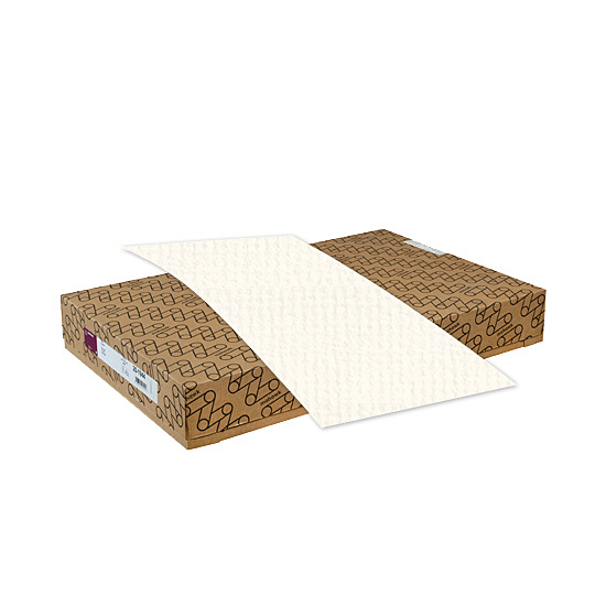 Mohawk® VIA Felt Warm White Digital I-Tone 80 lb. Text Paper 19 x 13 in. 500 Sheets per Ream