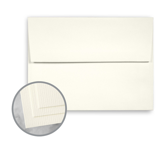 Neenah Paper® Classic Linen Classic Natural White 70 lb. Text A-6 Square Flap Envelopes 250 per Box