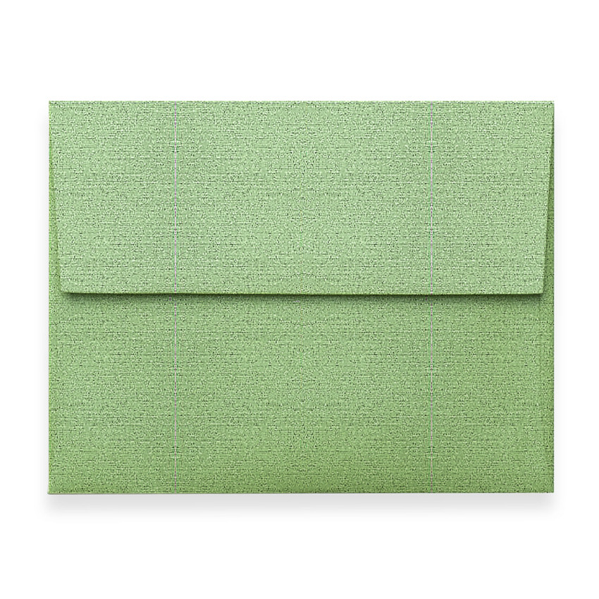 Neenah Paper® Classic Laid Heather Green 75 lb. Laid A-7 Announcement Envelopes 250 - These are Discontinued. Only 4 Boxes Available!
