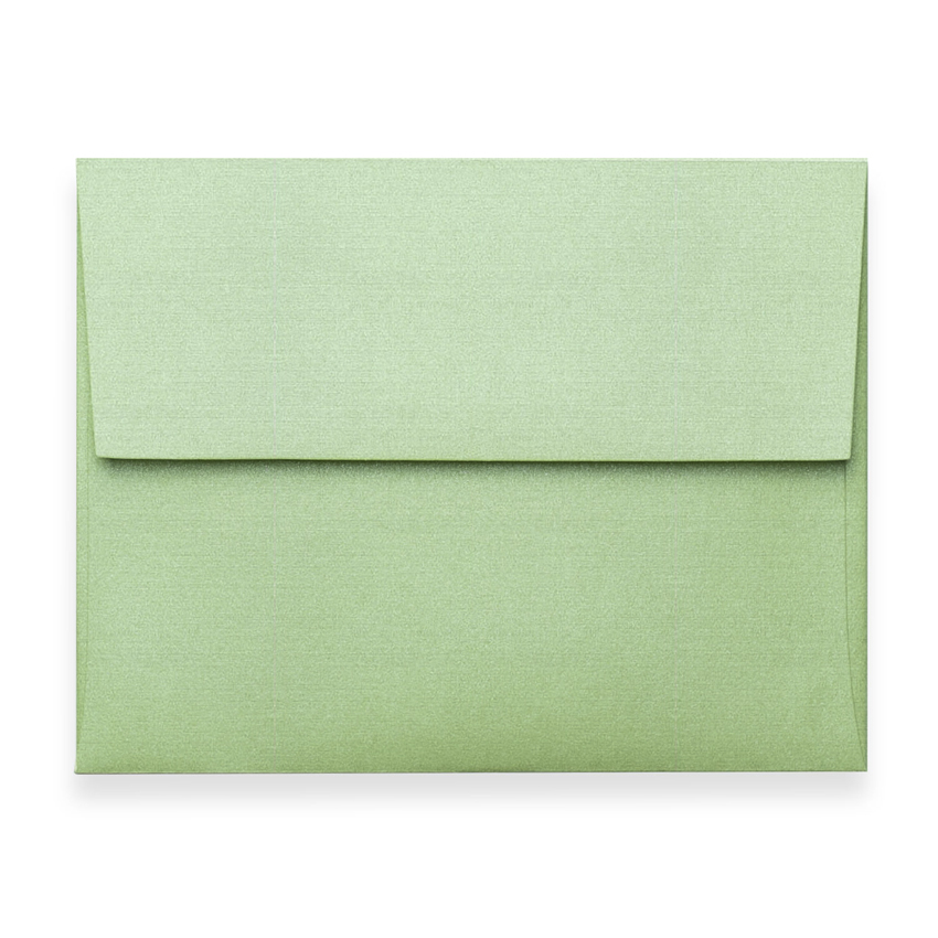 Neenah Paper® Classic Linen Sage Green Linen 80 lb. A-6 Square Flap Announcement Envelopes 250 per Box
