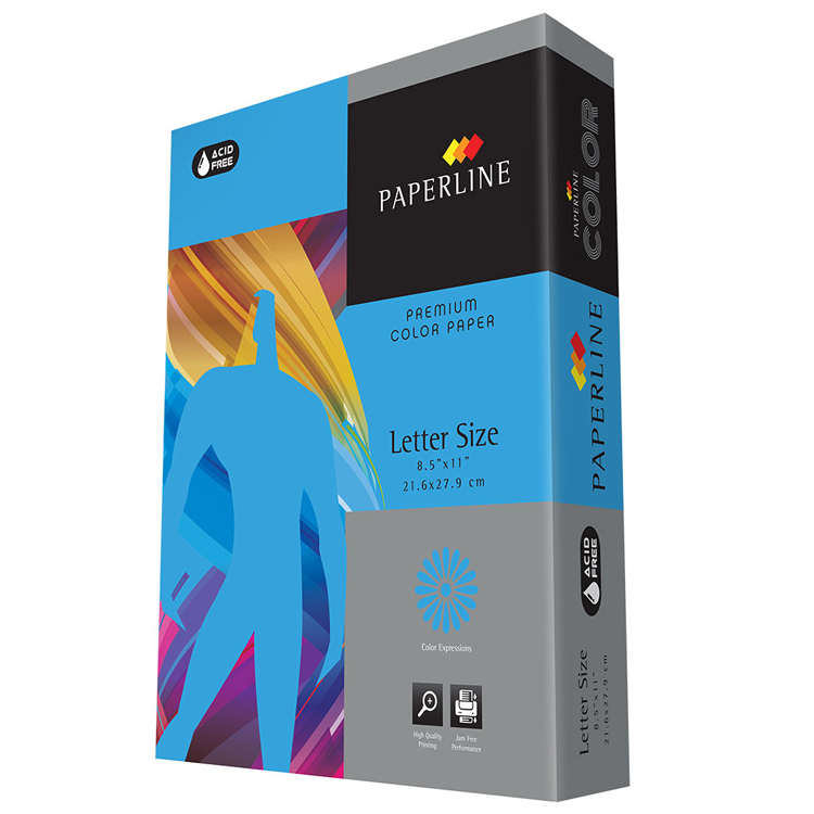 Paperline® Blue Smooth 20 lb. Colored Copy Paper 8.5x11 in. 500 Sheets per Ream