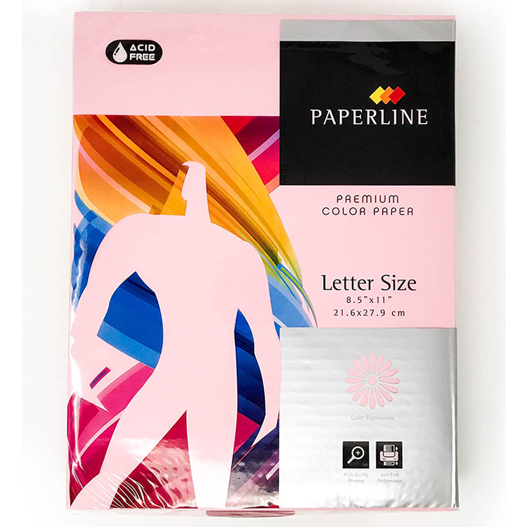 Paperline® Pink Smooth 20 lb. Colored Copy Paper 8.5x11 in. 500