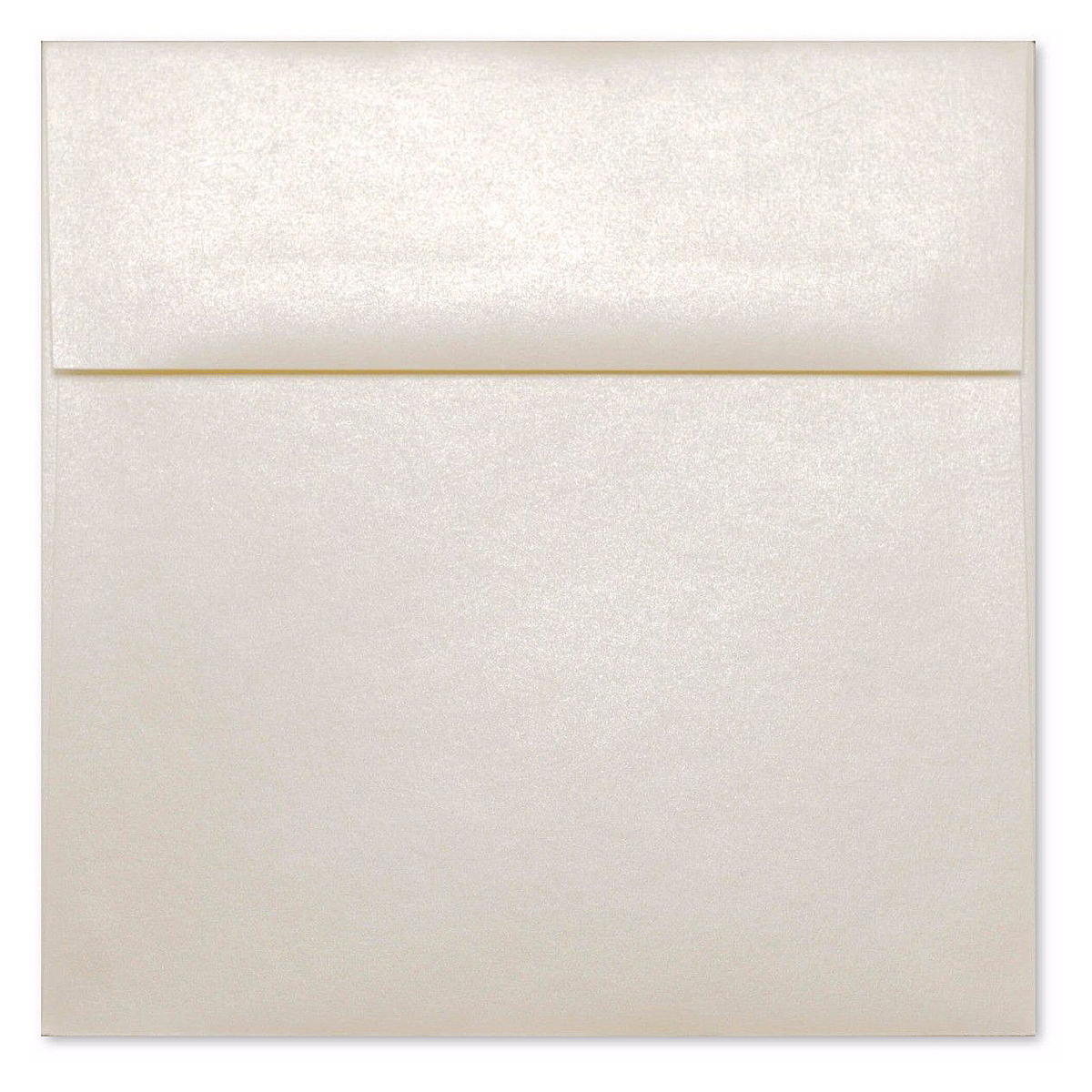 Shine® CHAMPAGNE Shimmer Metallic 80 lb. 6-1/2 Square Envelopes 6.5 x 6.5 in. 50 PK