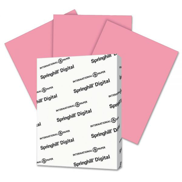 Springhill® Index Digital Cherry Smooth 90 lb. Cover Card Stock 8.5x11 in. 250 Sheets per Ream