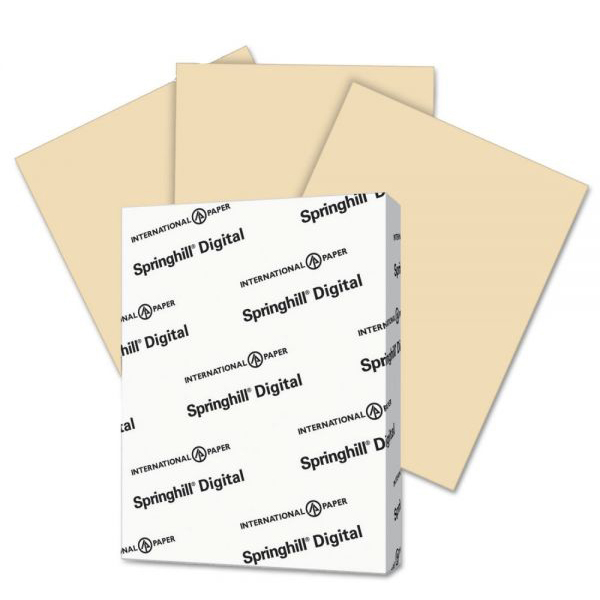 Springhill® Index Digital Ivory Smooth 90 lb. Cover Card Stock 8.5x11 in. 250 Sheets per Ream