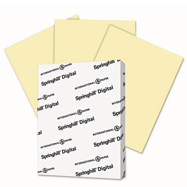 Springhill® Vellum Bristol Digital Canary 67 lb. Card Stock 11x17 in. 250 Sheets per Ream