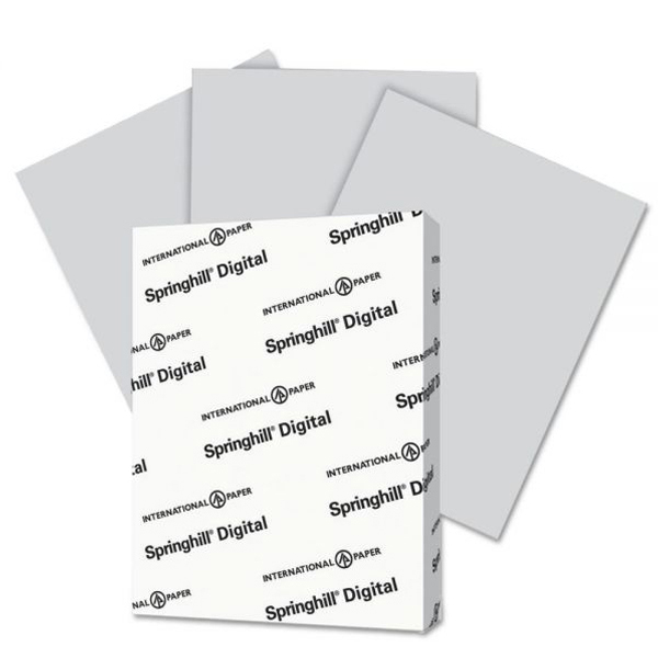 Springhill® Vellum Bristol Digital Gray 67 lb. Card Stock 8.5x11 in. 250 Sheets per Ream