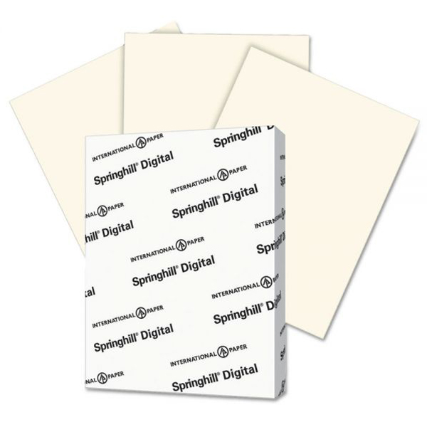 Springhill® Digital Opaque Cream Vellum 65 lb. Cover 8.5x11 in. 250 Sheets per Ream