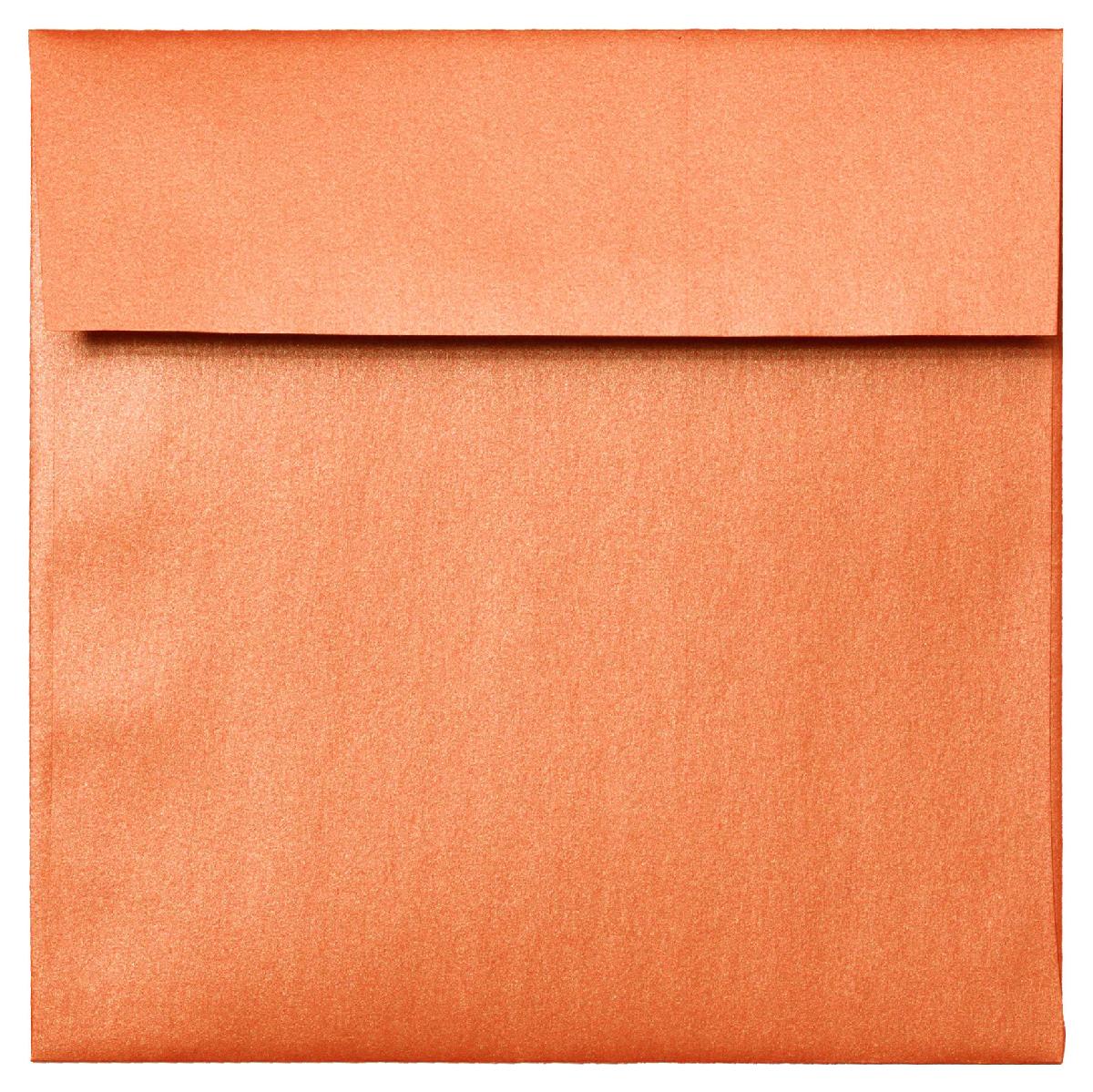 Stardream® Metallics FLAME Smooth 81 lb. Text 8.5 x 8.5 in. Square Envelopes 50 per Pack