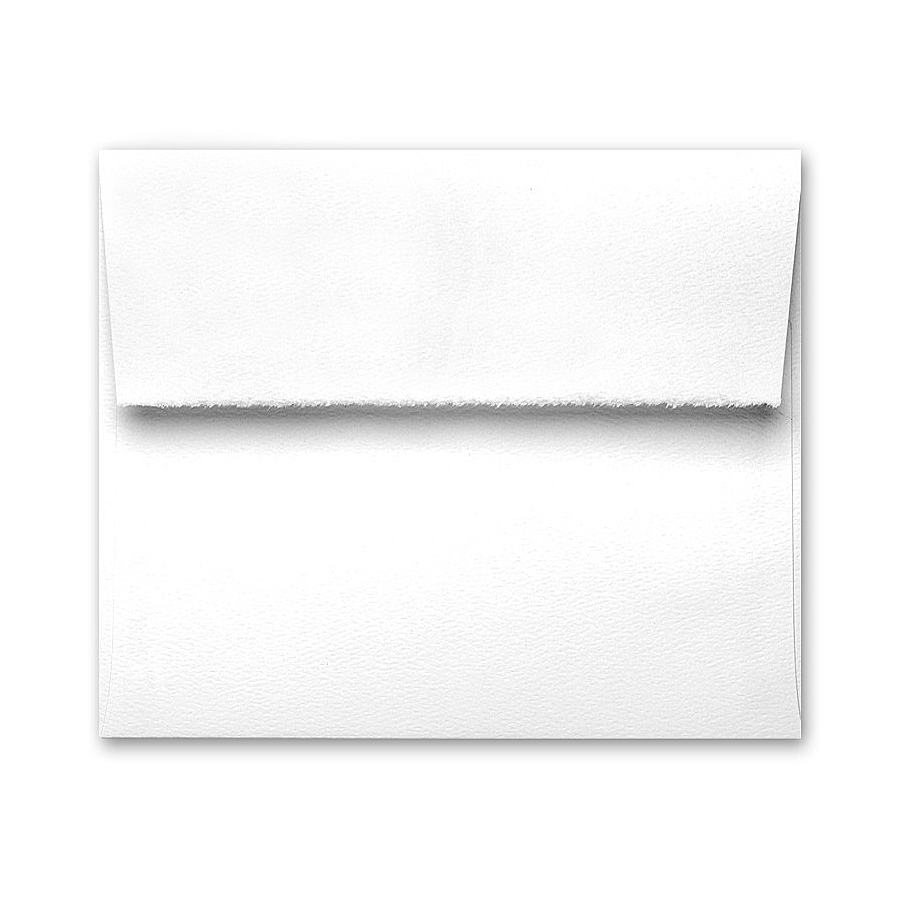 Strathmore® Premium Pastelle Bright White 5-1/2 in. Square 80 lb. Deckle Edge Envelopes