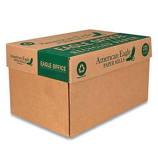 American Eagle Paper Mills® Eagle Premium 30 Recycled Canary 20 lb. Colored Paper 8.5x11 in. 500 Sheets per Ream