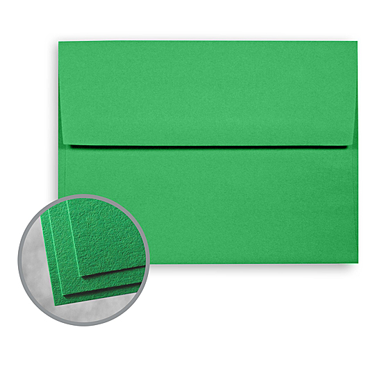 Wausau Papers® Astrobrights Gamma Green 60 lb. Text A-10 Announcement Envelopes 250