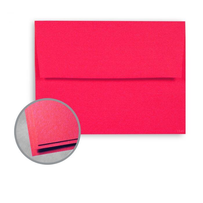 Neenah Paper® Astrobrights Re-Entry Red Smooth 60 lb. A-6 4.75 x 6.5 in. Announcement Envelopes 250 per Box