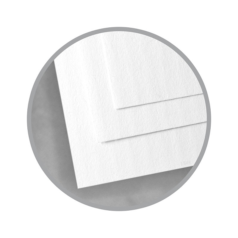 Neenah Paper Classic Columns Solar White 80 lb. Lineal Cover 8.5x11 lb. 250 Sheets per Ream