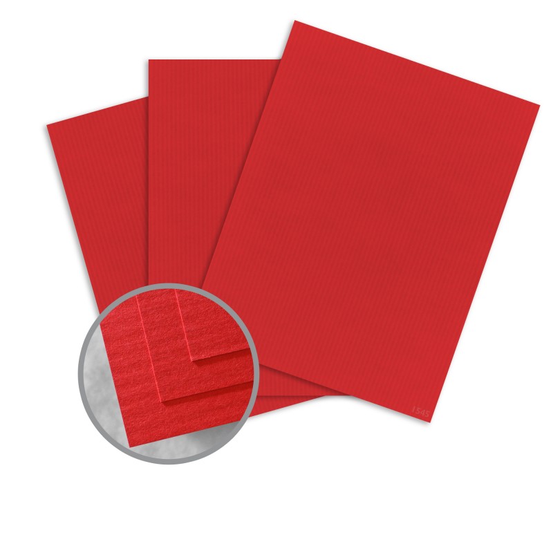 Neenah Paper® Classic Linen Red Pepper 80# Linen Cover 8.5x11 in. 250 Sheets per Ream