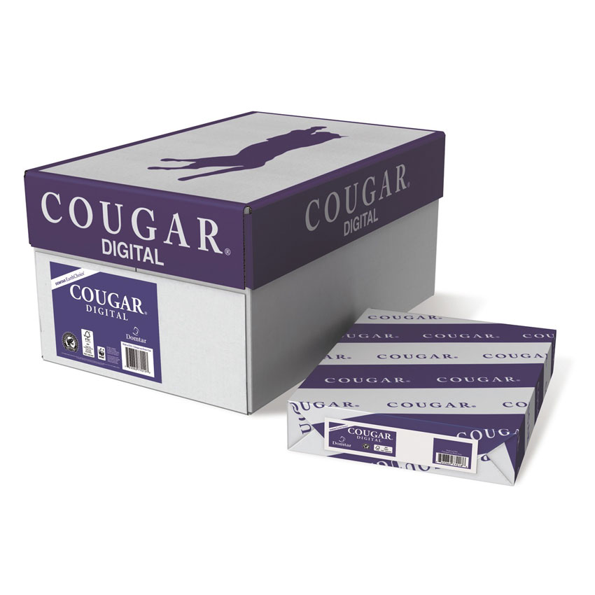 Domtar® Cougar Digital Natural Smooth 65 lb. Uncoated Cover 11x17 in. 250 Sheets per Ream