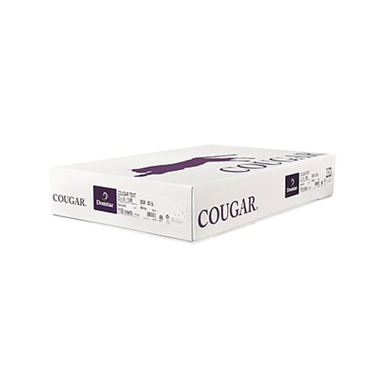 Domtar® Cougar™ Cover White Smooth 130 lb. Opaque Cover 35x23 in. 375 per Carton