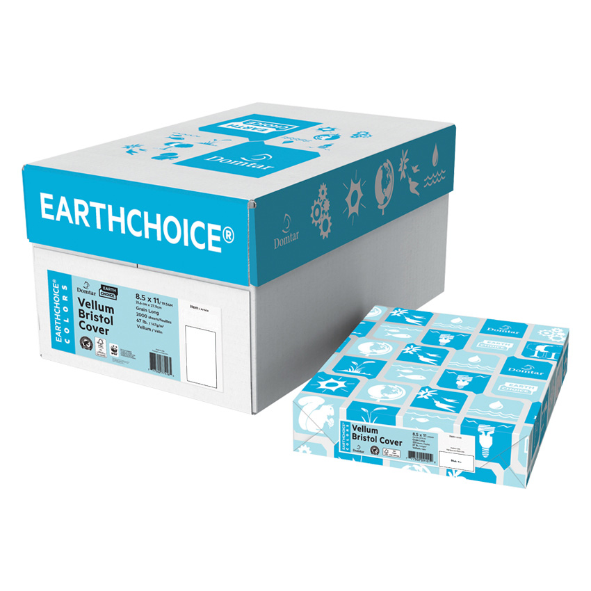 Domtar Earthchoice® Buff Smooth 20 lb. Multipurpose 30% Recycled MP Copy Paper 11x17 in. 500 Sheets per Ream