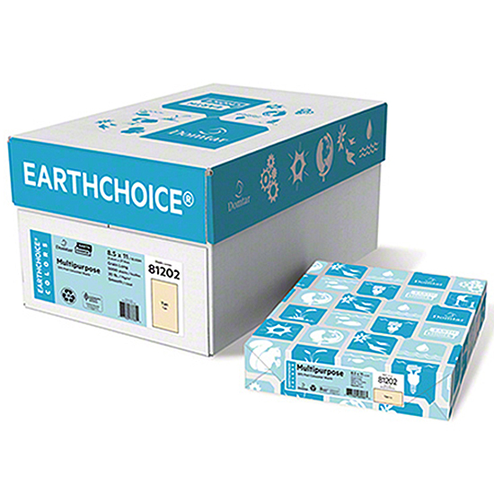 Domtar Earthchoice® Tan Smooth 20 lb. Multipurpose 30% Recycled Copy Paper 8.5x11 in. 500 Sheets per Ream