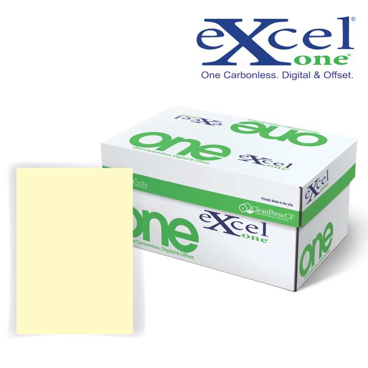 ExcelOne® Carbonless Paper Canary CF 21 lb. Offset-Digital 8.5x11 in. 500 Sheets per Ream