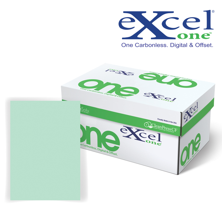ExcelOne® Carbonless Paper Green CF 21 lb. Offset-Digital 8.5x11 in. 500 Sheets per Ream