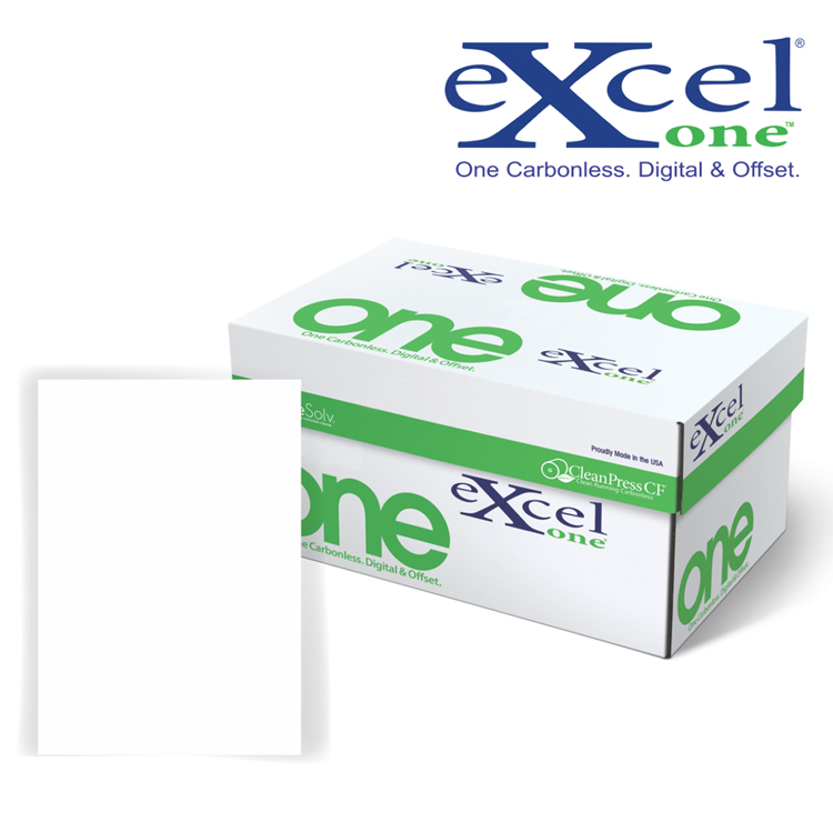 ExcelOne® Carbonless Paper White CF 21 lb. Offset-Digital 8.5x11 in. 500 Sheets per Ream